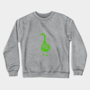 Green goosey goose Crewneck Sweatshirt